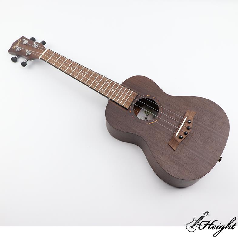 Grey concert custom ukulele 2