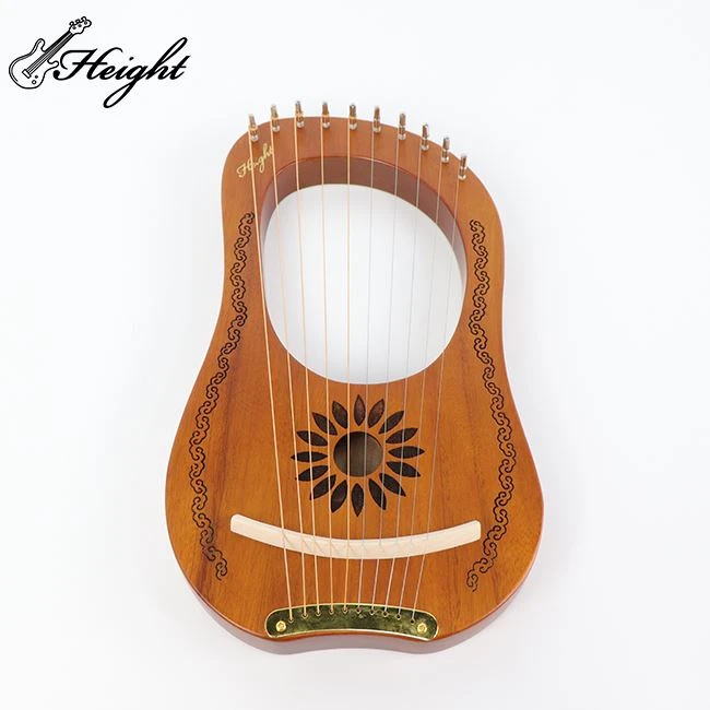 Portable Small Harp with Durable Steel Strings 