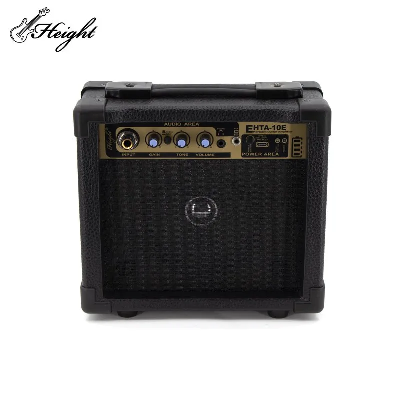 10 watts into 4 ohms black guitar amplifier