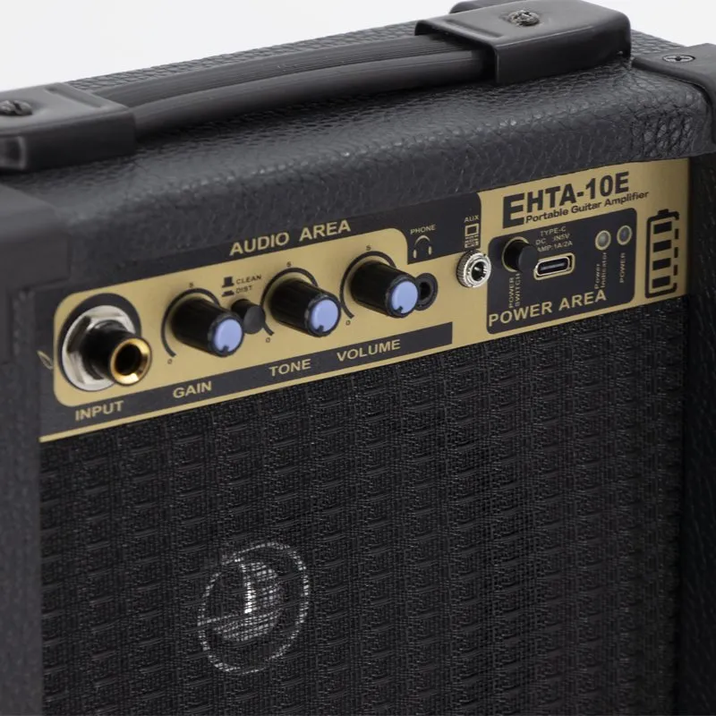 Three controls:Gain, Tone, Volume